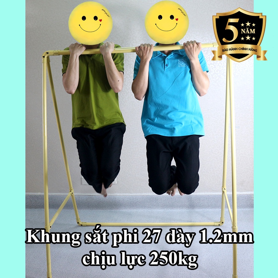 Xích đu nhún nhảy tập đi cho bé 2 In 1 + Tặng Thảm Lót TPE 2 Lớp Đàn Hồi Cao Cấp Bảo Vệ Chân Bé