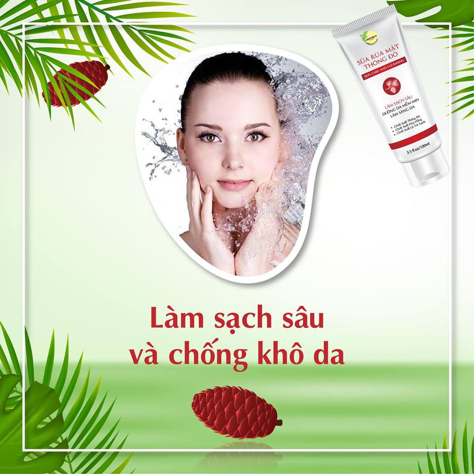 Sữa rửa mặt thông đỏ GREENBON | BigBuy360 - bigbuy360.vn