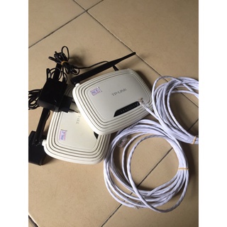 Bộ phát Wifi1 râu + Dây mạng 10m, 20m, 30m lan - CAT5E