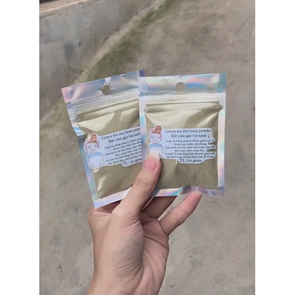 Mặt nạ cám gạo trà xanh sữa non