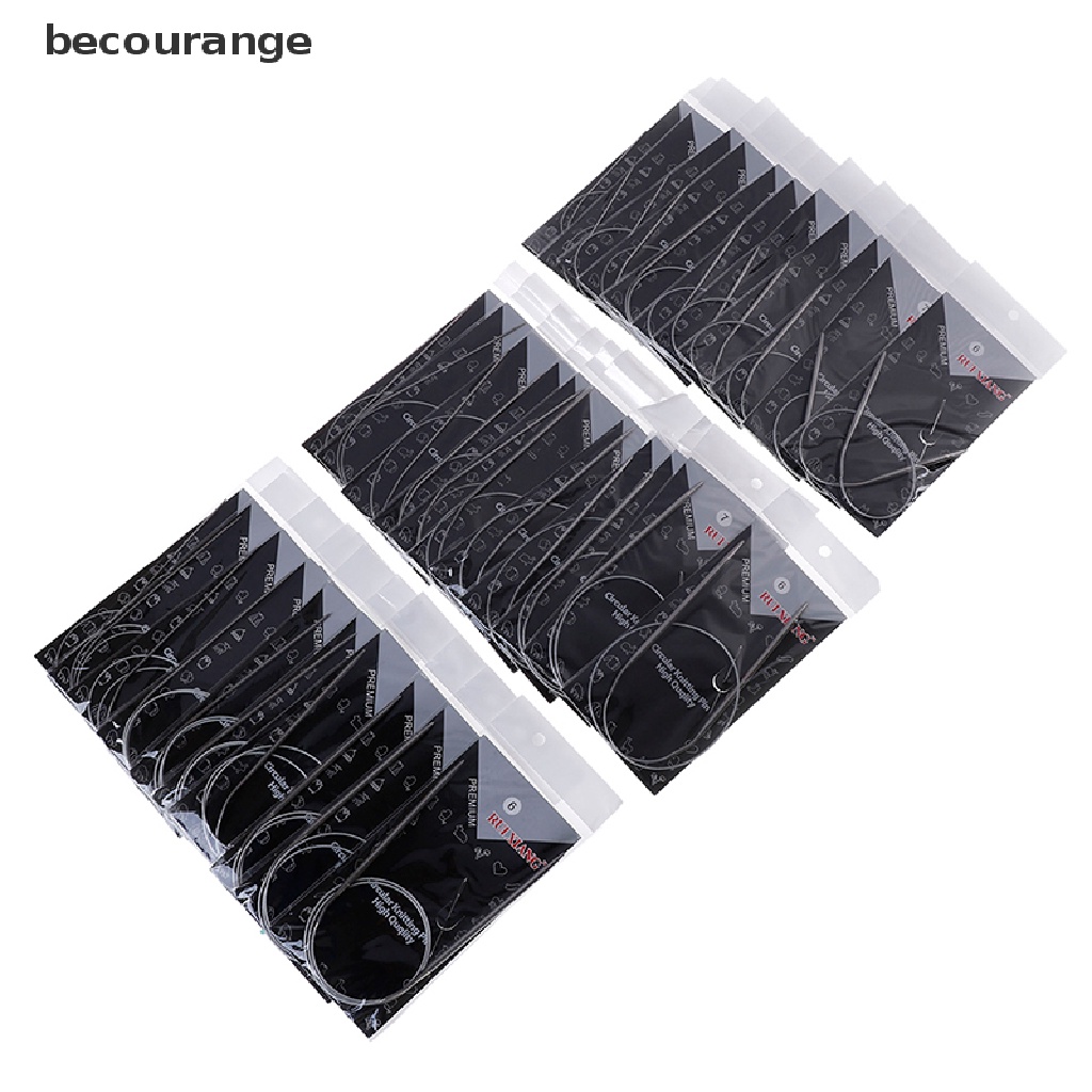Bộ 11 Kim Đan Len Bằng Thép Không Gỉ Kích Thước 43 / 65 / 80cm