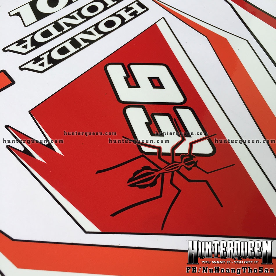 Tem rời Vario 2015 Repsol.Thay đổi màu sắc và chi tiết theo yêu cầu. Sắc nét, bền màu