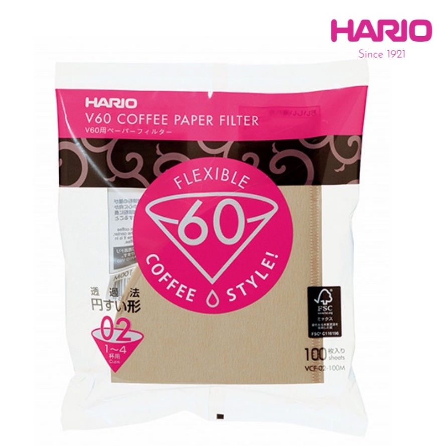 Giấy lọc cà phê Hario V60 - VCF - Nhập khẩu Nhật Bản