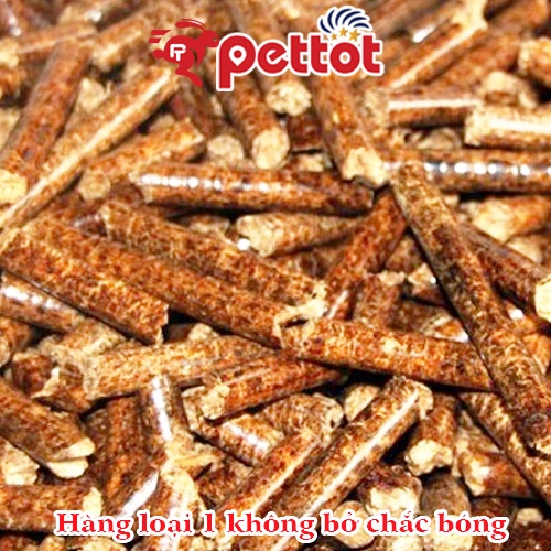 Gỗ nén lót chuồng 1kg cho Chuột Lang, Hamster, Thỏ, Chinchilla, Sóc Bắc Mỹ, Nhím, Chó, Mèo