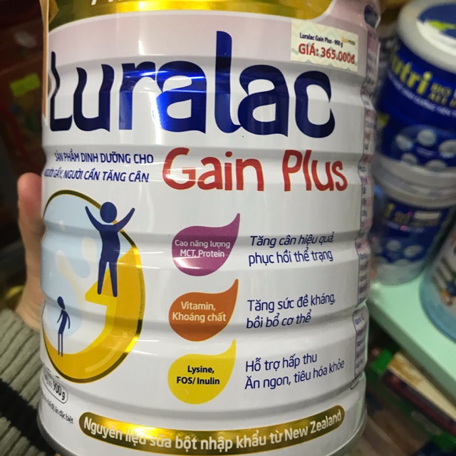 Sữa bột Luralac Gain Plus
