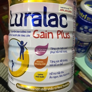 Sữa bột Luralac Gain Plus