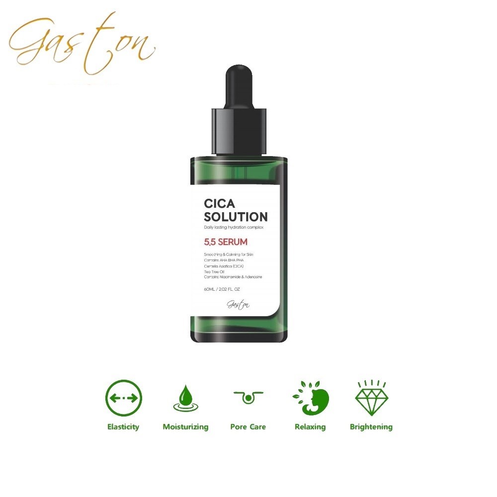 [Auth Hàn] Tinh Chất Ngừa Mụn Cica Gaston 5.5 Chiết Xuất Trà Trà - Làm Dịu Da - Serum Gaston Cica Solution Relax