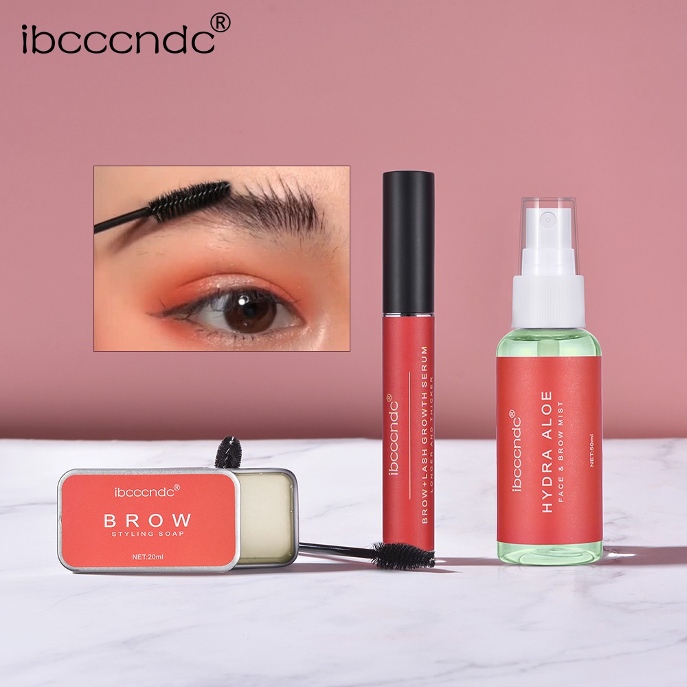 Bộ Mỹ Phẩm Tạo Kiểu Lông Mày Ibcccndc 3D Nhẹ Như Lông 120g