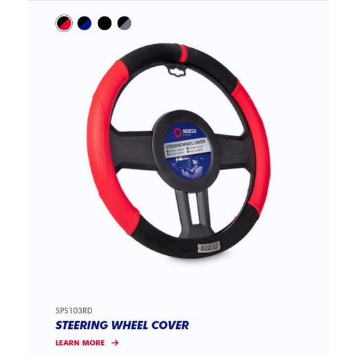 Bọc vô lăng ô tô Sparco Ý cao cấp kích thước size 37x8.2 đủ các mã | Hanoi_Autoshop