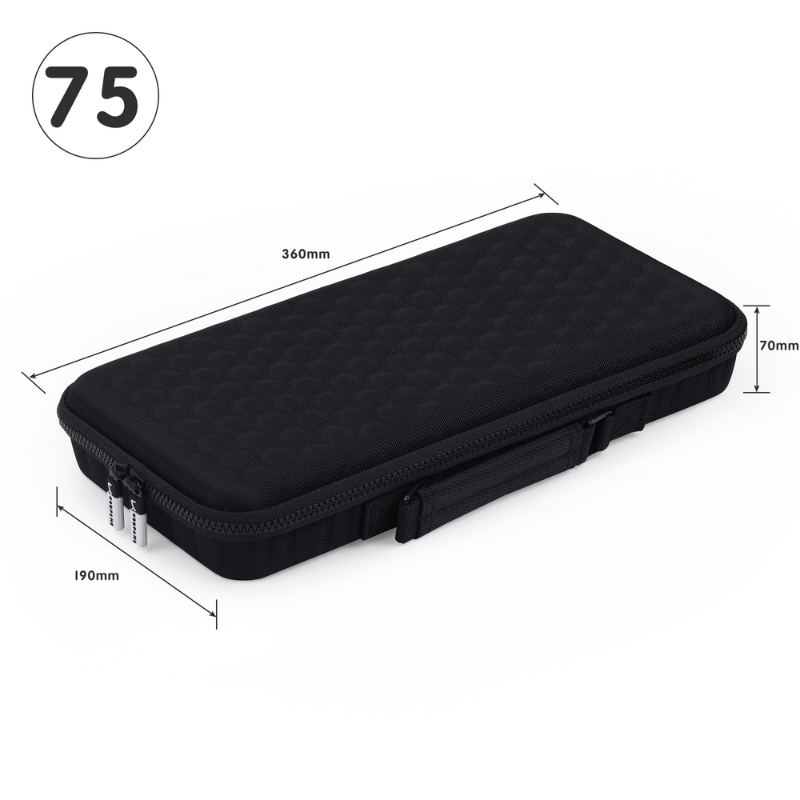 Túi/ Hộp Đựng Bảo Vệ, Chống Sốc Bàn Phím Cơ KBDFans 75%, 84 Phím Có Quai Cầm