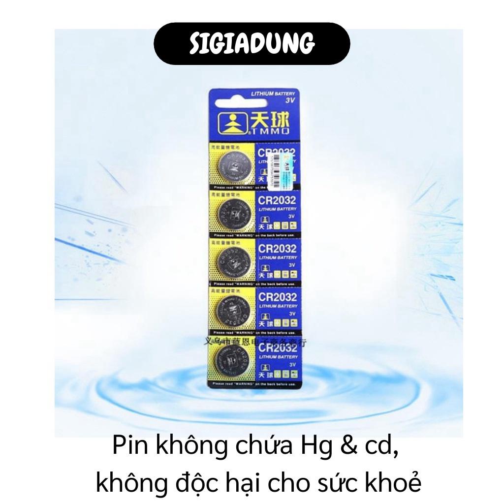 [SGD] Pin - Vỉ 5 Viên Pin CR2032 Lithium 3V Có Thể Dùng Cho Nhiều Thiết Bị Đồ Chơi 5865