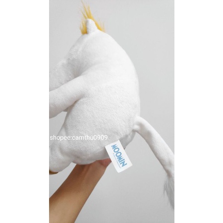 Gấu bông hà mã moomin trắng đáng yêu