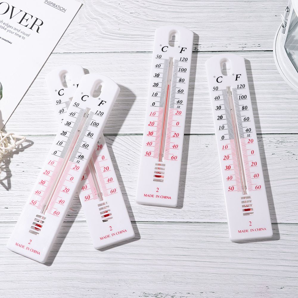 Nhiệt Kế Đo Nhiệt Độ Độ Chính Xác Cao Bằng Nhựa Treo Tường Cho Văn Phòng/Nhà Kính Mới