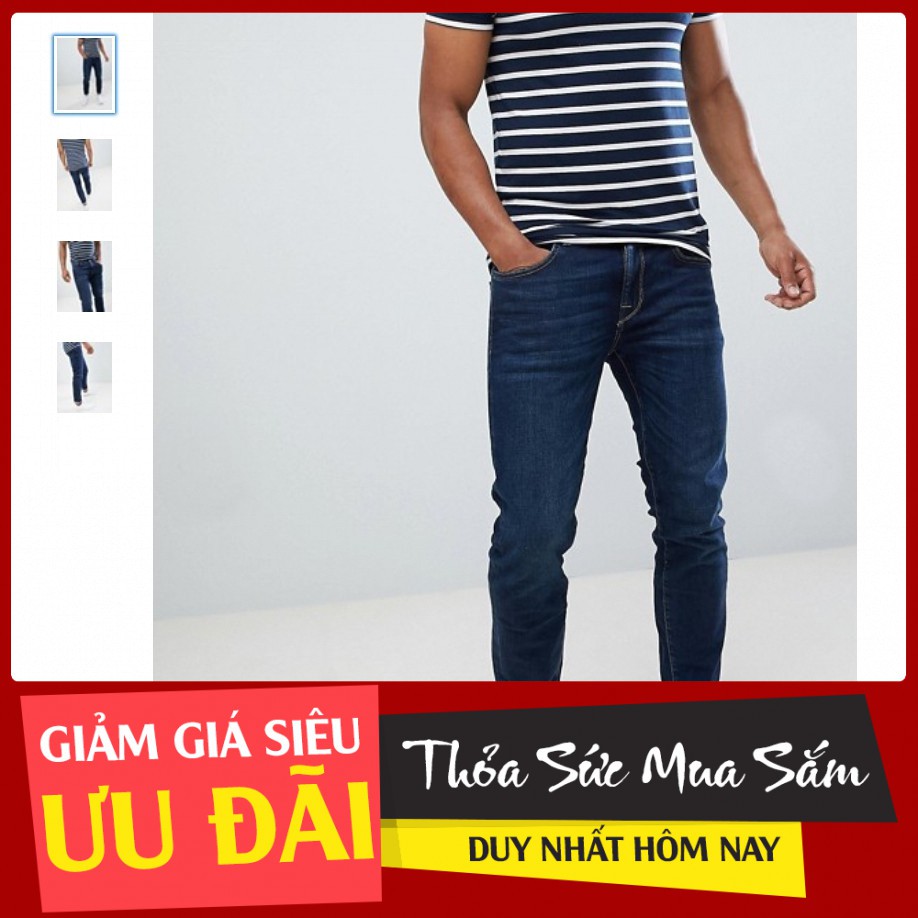 [ RẺ VÔ ĐỊCH ]  QJMG011 - Quần Jean XANH ĐEN đẹp miễn chê | 👆🏻 form slim-fit ôm vừa , co giãn