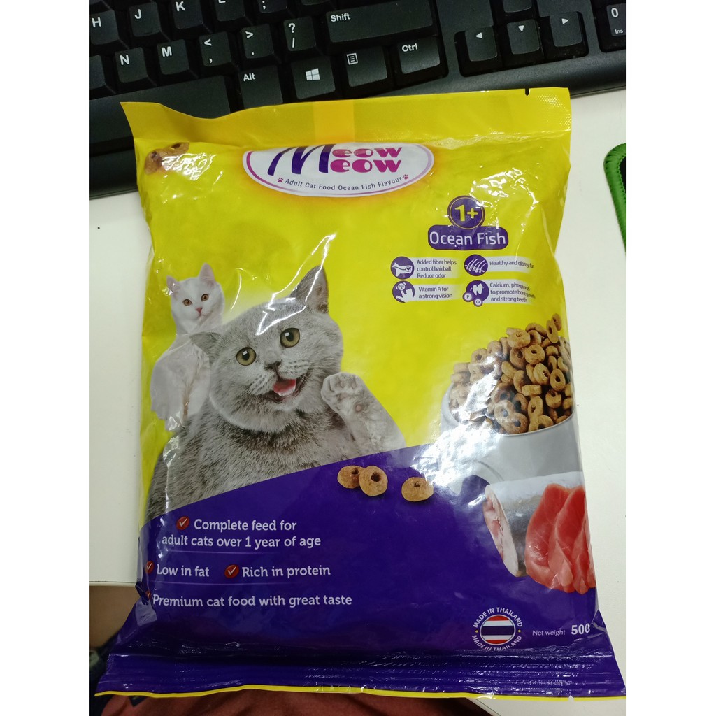Thức ăn hạt cho mèo trưởng thành Meow Meow cân bằng dinh dưỡng - Jpet Shop
