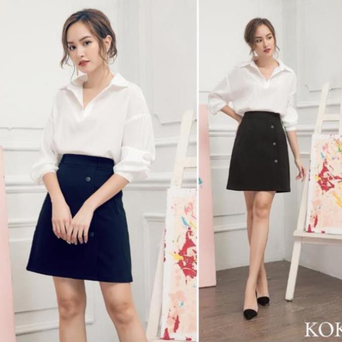Chân Váy Công Sở, Chân Váy Chữ A Phối Nút Cực Đẹp [KÈM ẢNH THẬT] | BigBuy360 - bigbuy360.vn