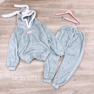 bộ lông tai thỏ siêu cute