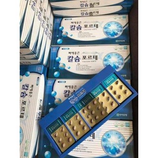 Viên Uống Bổ Sung Canxi Hanmi Hàn Quốc Hộp 120 Viên Hộp Màu Xanh