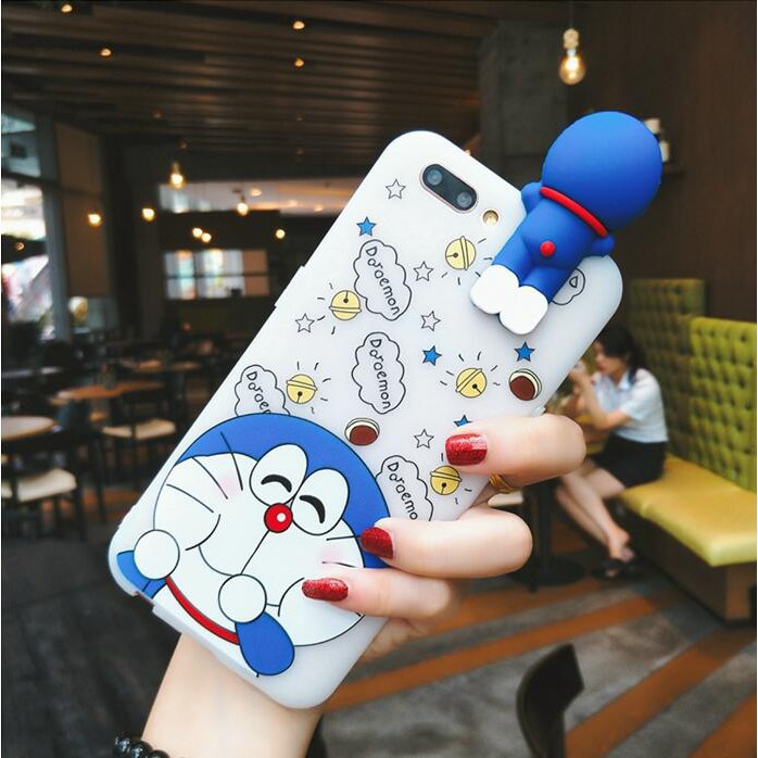 Ốp điện thoại in Doraemon dễ thương có hình 3D cho Oppo A37/77/83/57/59/73/79/33/3 R9 Neo7/9 F3/5/1s