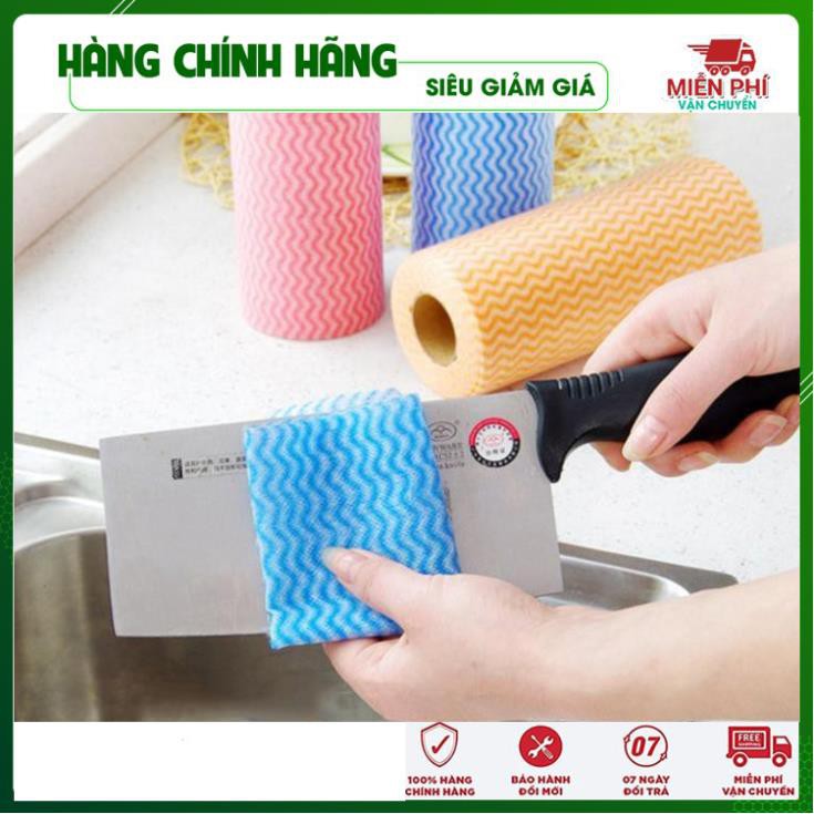 Cuộn khăn vải không dệt lau nhà bếp - Khăn Lau Bếp Thông Minh - Đồ Gia Dụng Thông Minh