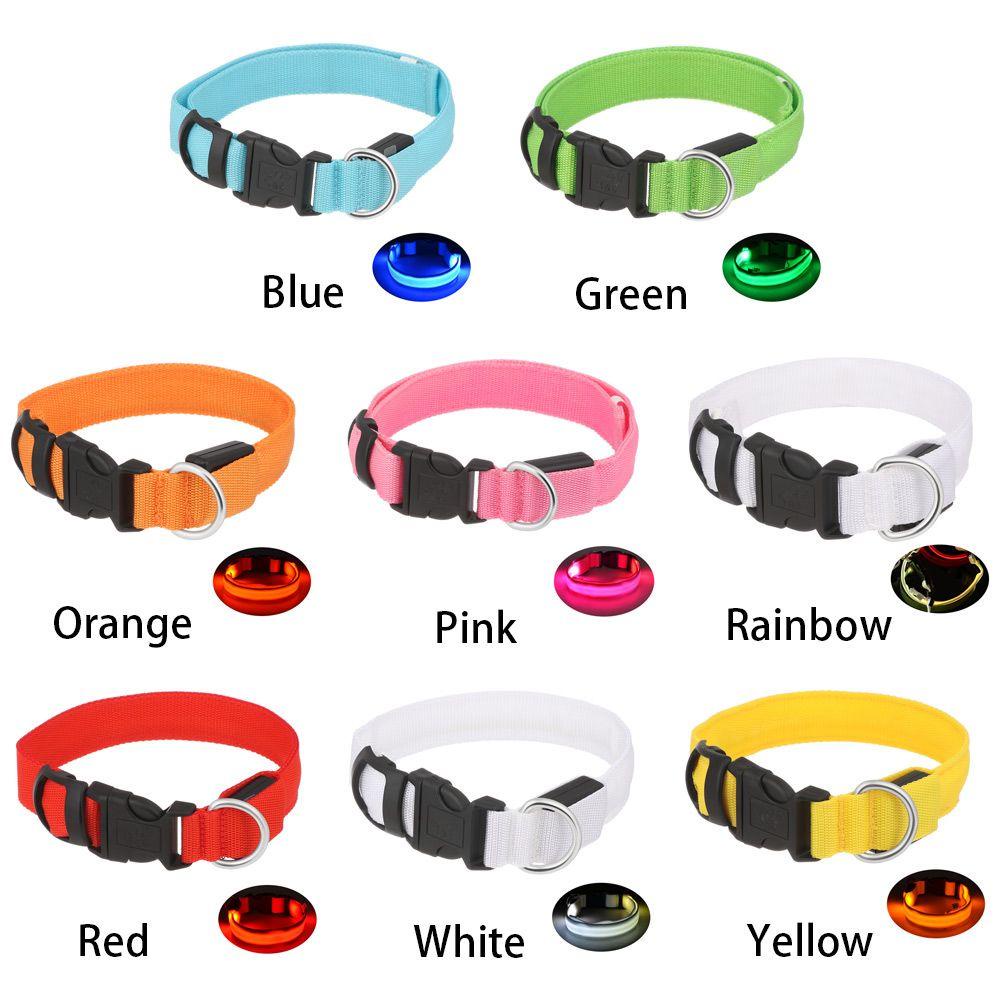 (MớI) Vòng Cổ GắN ĐèN LED Ban Đêm Cho Thú Cưng