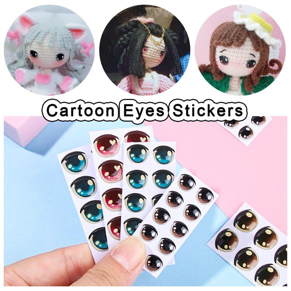 Bộ 10 Cặp Miếng Dán Kính Đa Phong Cách Hoạt Hình SUSANS|Đề Can Dán Trang Trí Mặt Đàn Organ