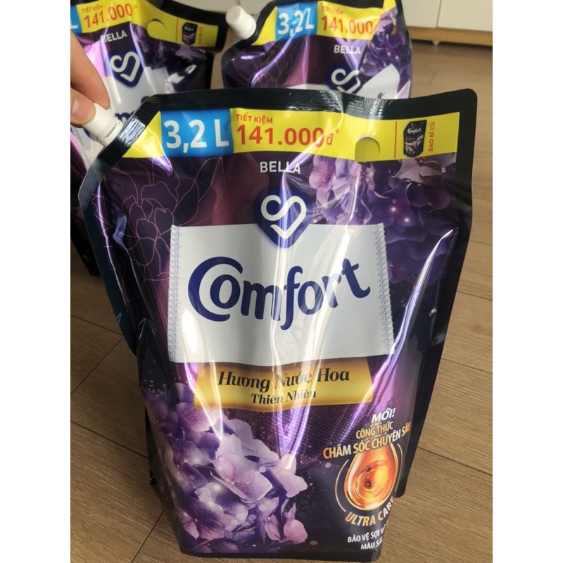 Nước xả comfort hương nước hoa bella 3.2 lít
