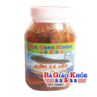 [ĐẶC SẢN AN GIANG] Mắm cá lóc nguyên con thương hiệu Bà Giáo Khỏe 55555 hủ 500Gram (BGK 55555) - HSD 12 tháng