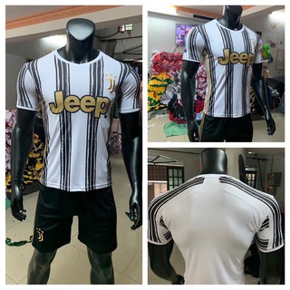 bộ quần áo thể thao juvetus trắng đen