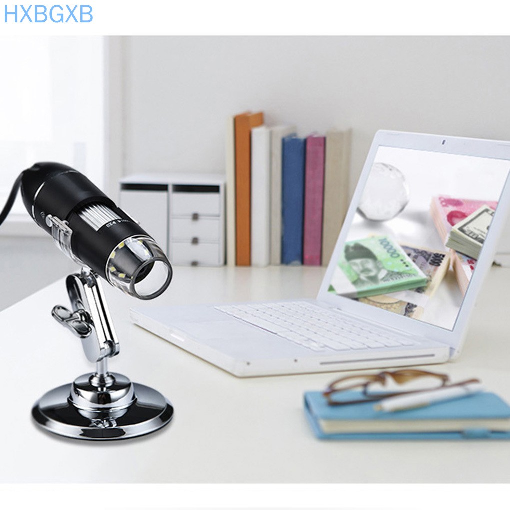 Kính Hiển Vi Điện Tử Phóng Đại 500 Lần Có 8 Đèn LED Cổng USB | BigBuy360 - bigbuy360.vn