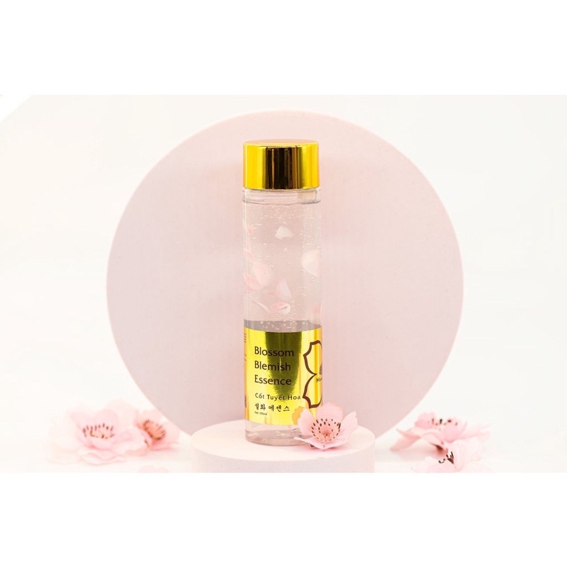 Toner cốt tuyết hoa Blossom Blemish Essence da trắng hồng Magic Skin