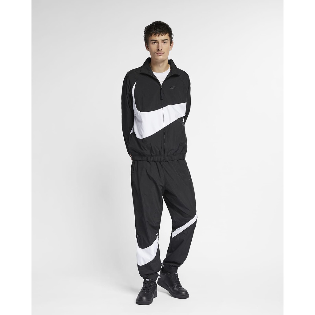 [FREESHIP_ĐƠN530K] BỘ THỂ THAO NIKE SPORTWEAR BIG SWOOSH ĐEN