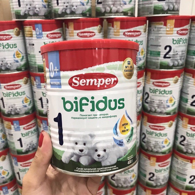 Sữa Semper BIFIDUS (dành cho trẻ bị táo bón) loại 400gram