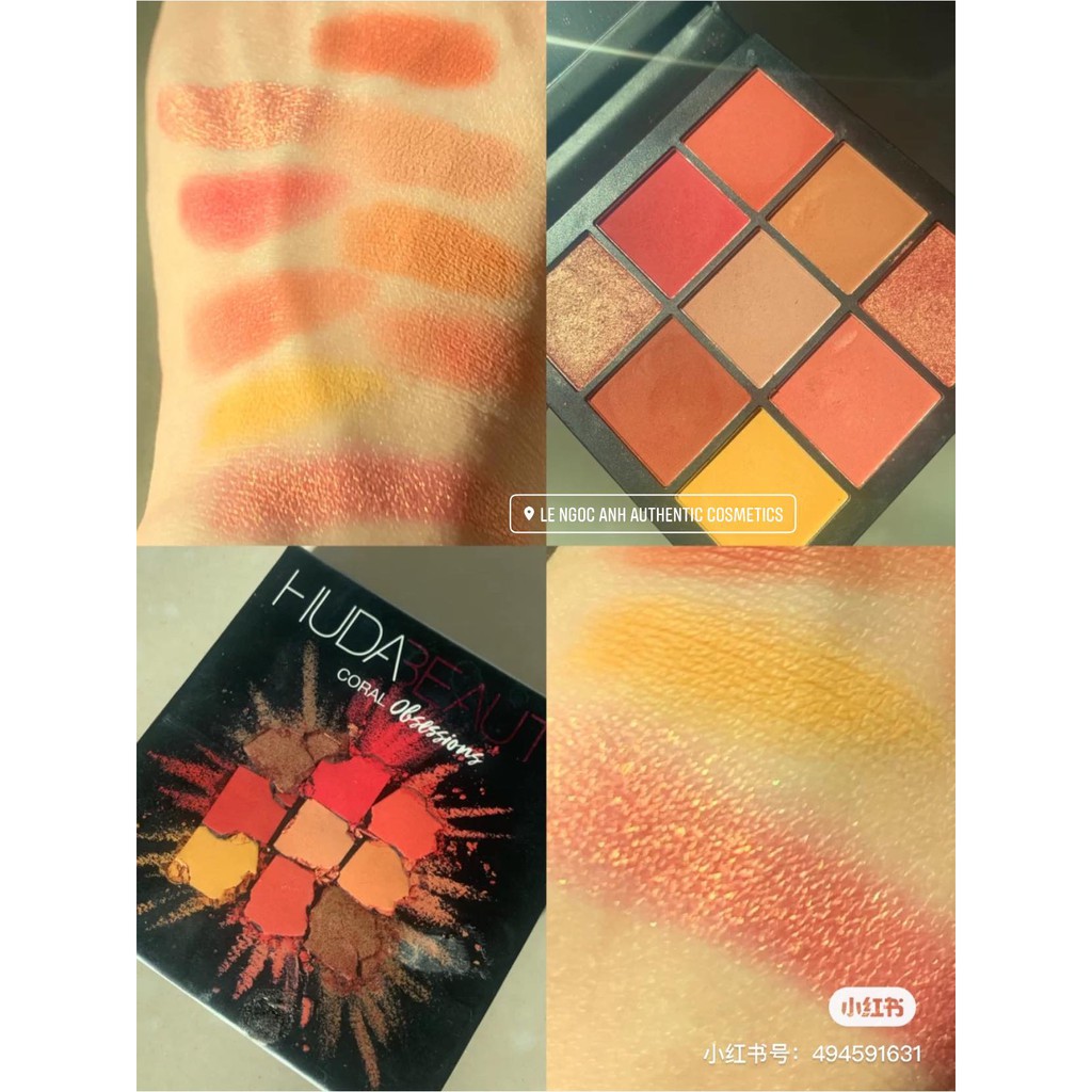 Bảng mắt Huda Coral Obsession