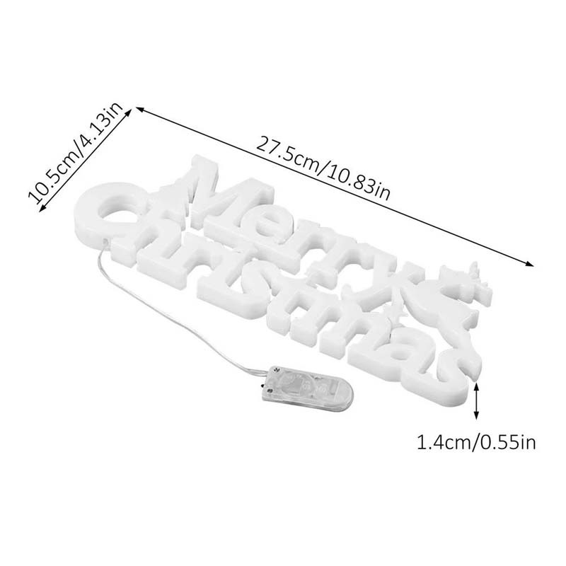 Đèn led treo tường ba màu tùy chọn trang trí lễ giáng sinh