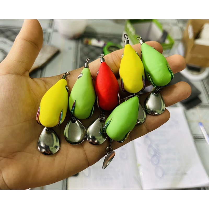 Mồi câu lure NHÁI HƠI F35 lưỡi titan