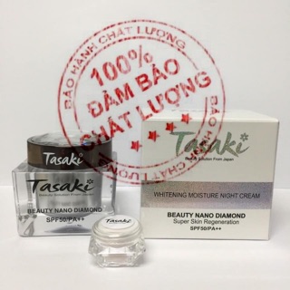 Kem tasaki dưỡng trắng da và phục hồi 10in1 nano diamond