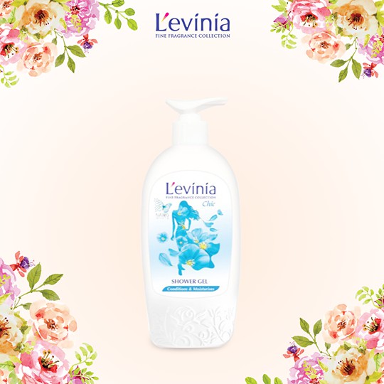 Sữa tắm trắng da chống nắng L'evinia 500G