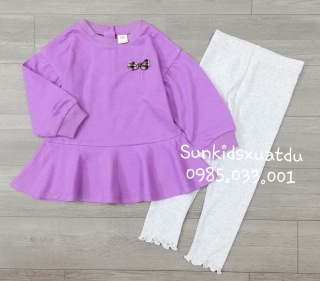 Bộ Việt Nam xuất Hàn tay bồng đuôi cá 2 màu