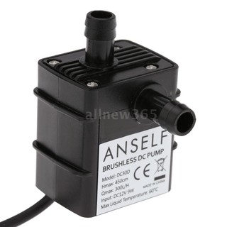 Máy bơm nước mini DC12V 9W chống nước cho bể cá