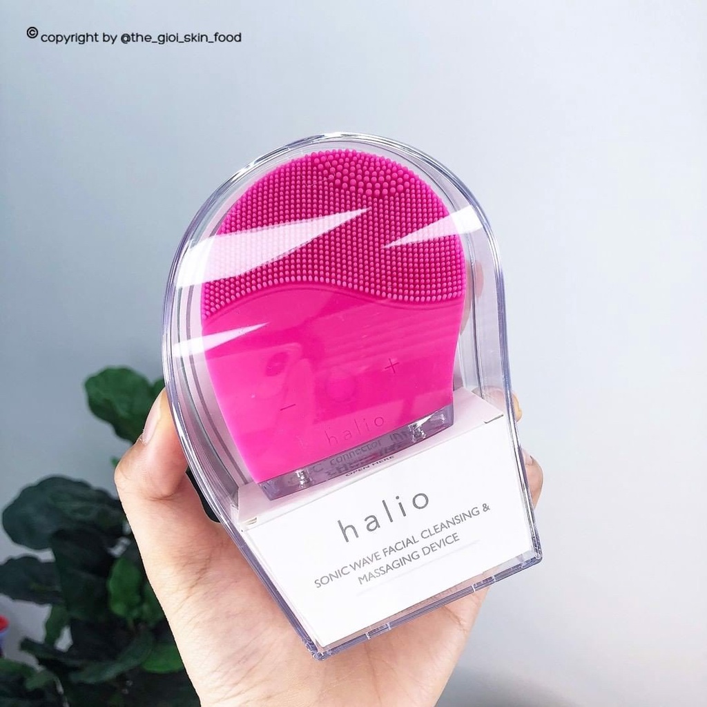 Máy Rửa Mặt Halio Sonic Wave Facial Cleansing &amp; Massaging Device