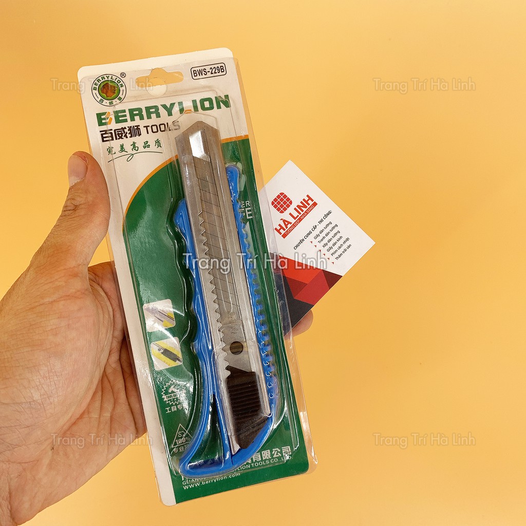 Dao Rọc Giấy Berrylion Chính Hãng Size Lớn Tiện Lợi Giá Rẻ - Trang Trí Hà Linh