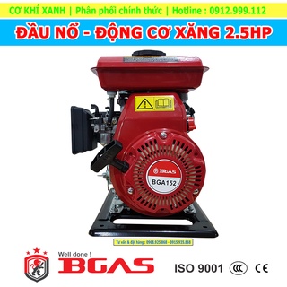 Đầu nổ mini 2.5hp - động cơ xăng mini 4 thì bgas bga152