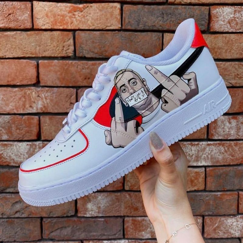 GIÀY AF1 CUSTOM NAM NỮ HÀNG 1:1 FULL BOX TẶNG TẤT + MÓC KHÓA GIÀY