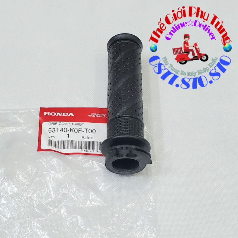 Cặp bao tay Cub 125 dùng chung nhiều loại xe zin Honda Thái Lan - 53166-K0F-T00/ 53140-K0F-T00