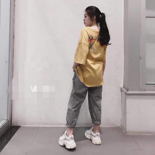 Quần kẻ baggy siêu chất (gạt xem ảnh thật)