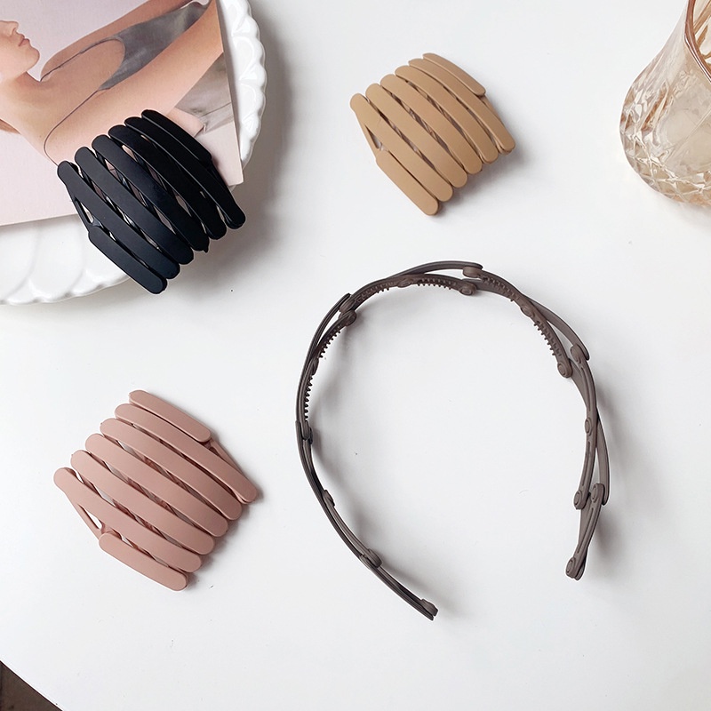 Cài tóc chống trượt có thể kéo dài và thu gọn lại phong cách hàn quốc cho nữ