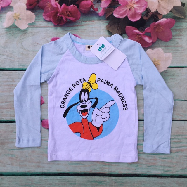 [XẢ KHO] Áo thun dài tay cho bé 27KIDS in hình ngộ nghĩnh chất cotton thoáng mát
