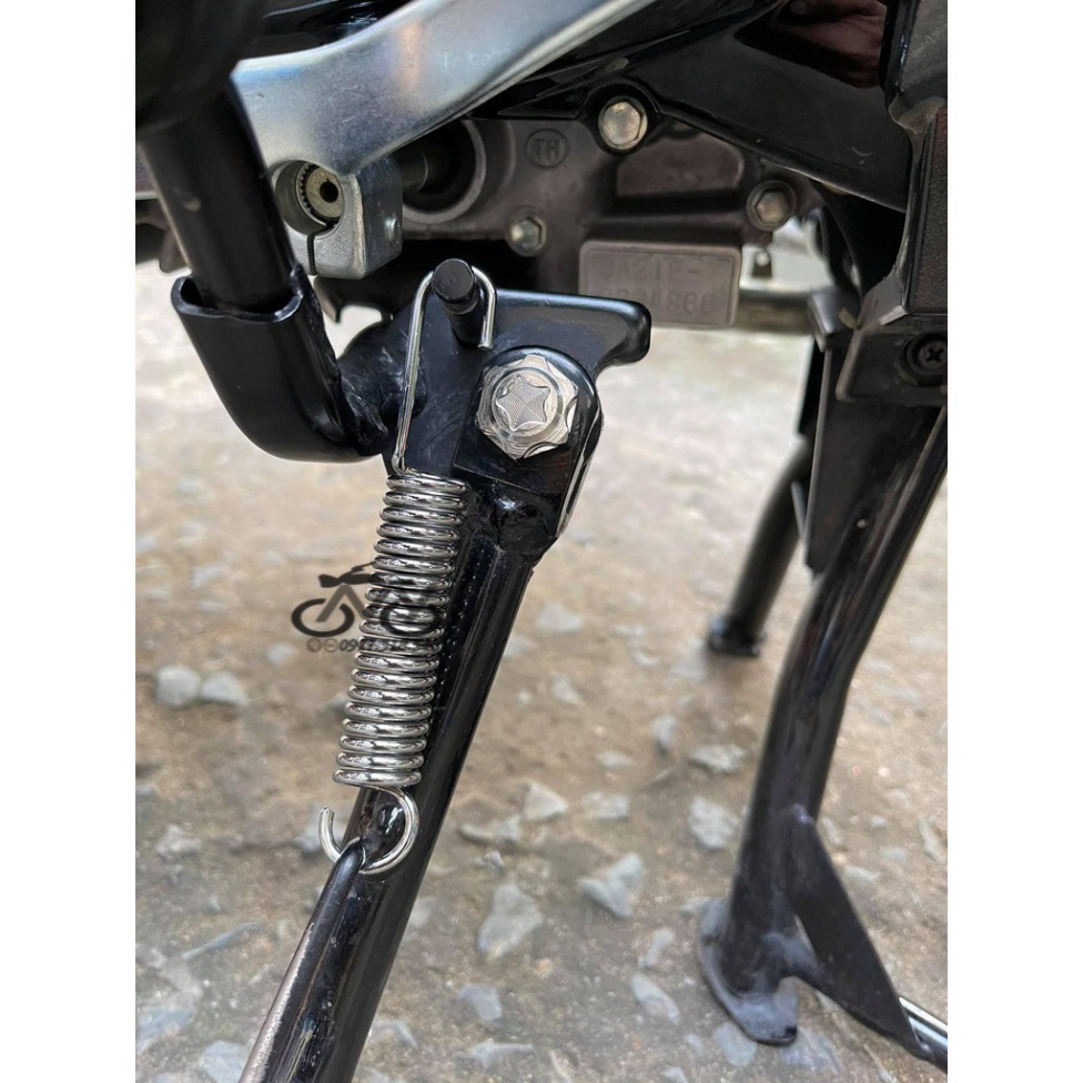 Lò Xo Chân Chống iNox 304 Gắn Chân Chống Nghiêng Cho Các Loại Xe máy siêu bền Ảnh thật Sp