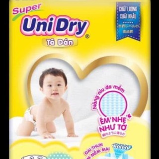 Combo 4 bịch tã dán mẫu mới unidry s48/m42/l38/xl34